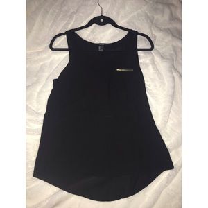 Sheer Black tank from Forever 21